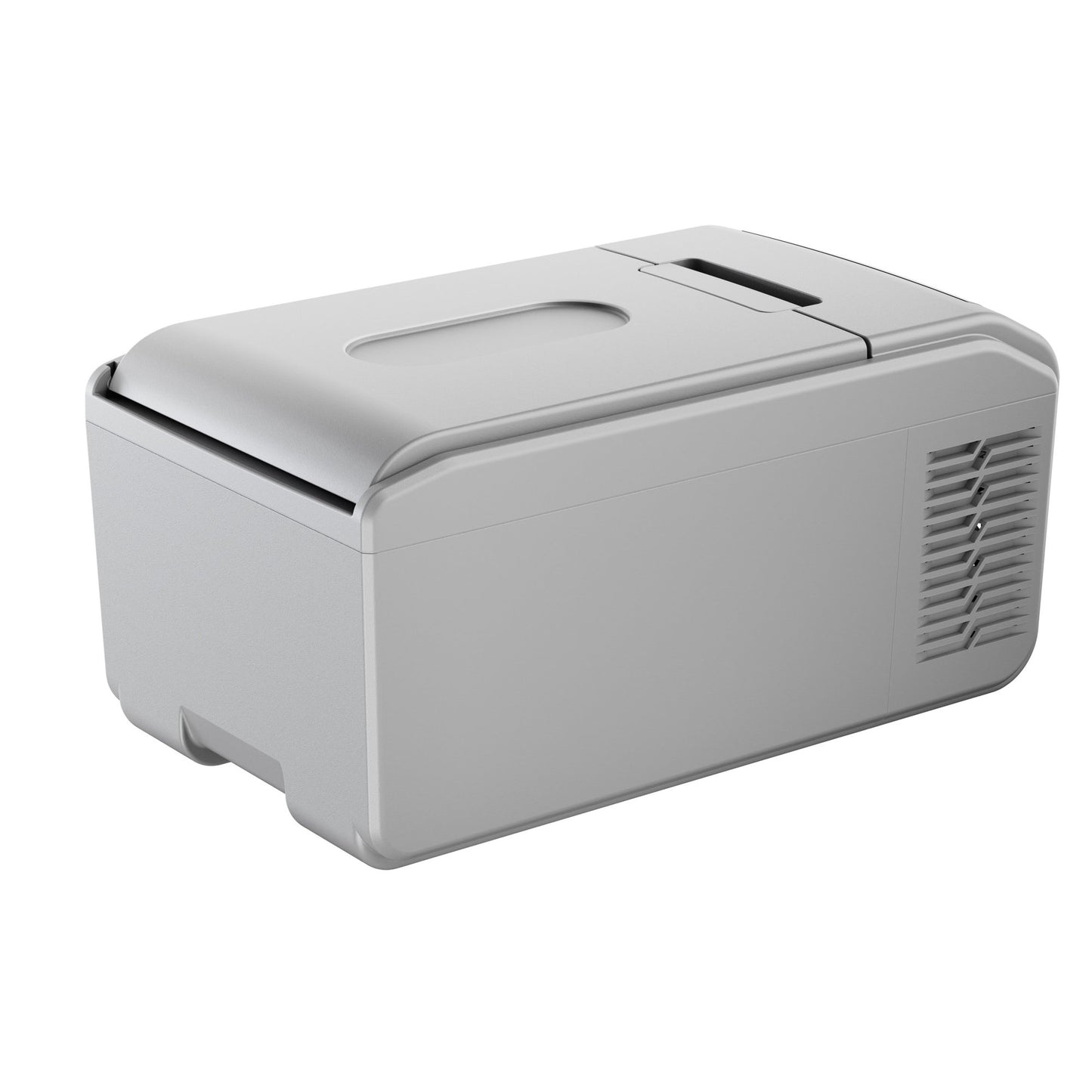 LHRIVER 16QT(15L) Portable Car Refrigerator -68°F~68°F, 12V/24V DC + 100-240V AC Smart Freezer/Cooler Car Fridge w/LCD Panel & Battery Protect for RV/Camping/Travel