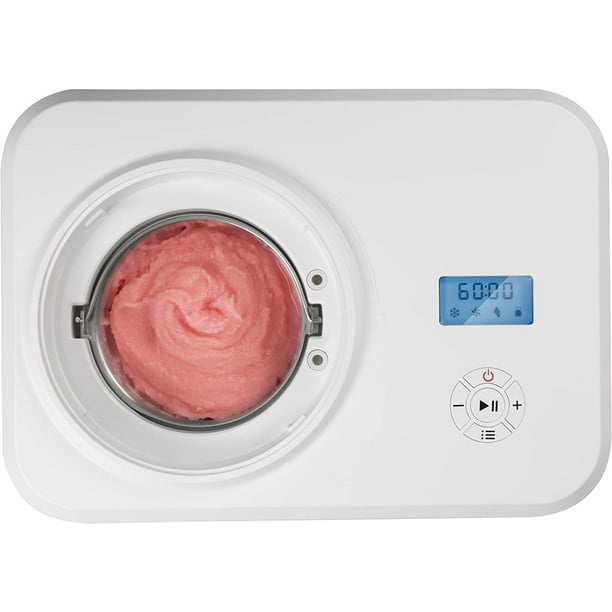 Auseo 1.5qt Ice Cream Maker with Compressor,Electric Automatic Ice Cream Machine,20lbs