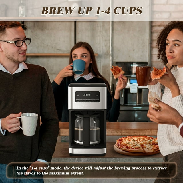 Auseo 14-Cup Drip Coffee Maker,suitable for home kitchen, coffee shop