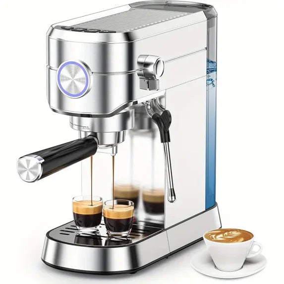 Auseo 20 Bar Espresso Machine, Espresso Coffee Maker with Milk Frother