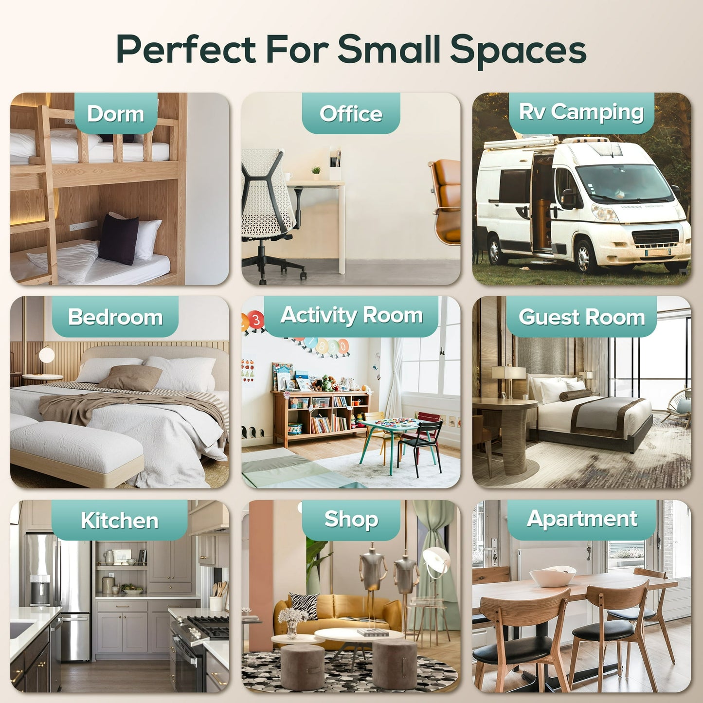 AUSEO 3.5 Cu.ft Adjustable Temperature Refrigerator, White, 50.82 lbs