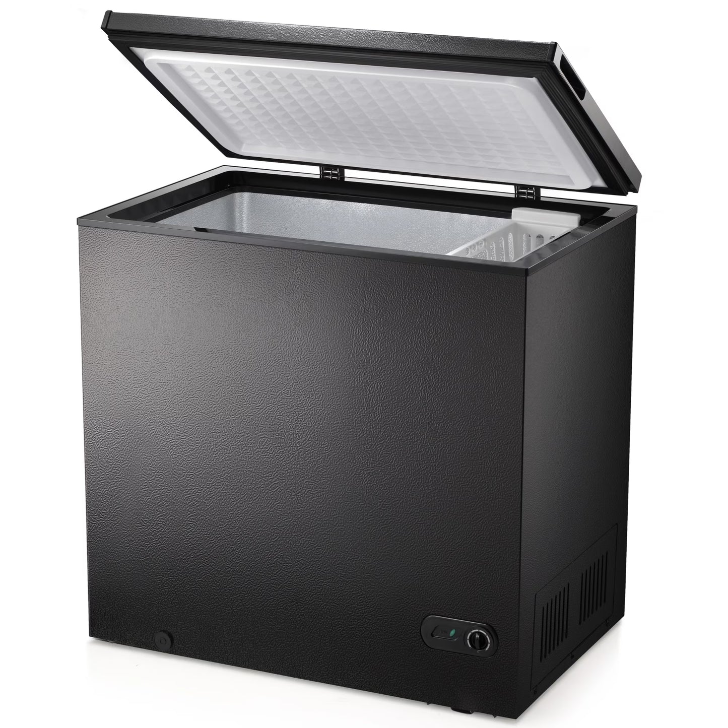 Auseo 8.7 cu. ft. Chest Deep Freezer with Adjustable Temperature, Free Standing Top Open Door Compact Freezer with 3 Removable Basket for Kitchen, Home, Bar, Garage, Office