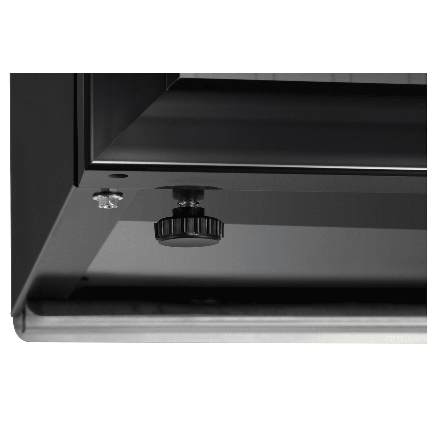 100-Can Beverage Refrigerator with Double Glass Door, Energy Efficient Wine Cooler Mini Fridge, Air Cooled Frost Free for Home/Office/Bar