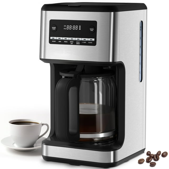 Auseo 14-Cup Drip Coffee Maker，suitable for home kitchen, coffee shop