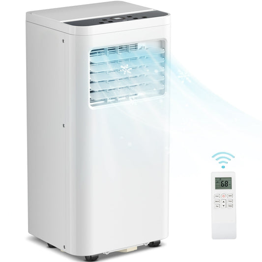 Auseo 5,000BTU (8,000BTU ASHRAE) Portable Air Conditioner, Dehumidifier, Fan, 3 in 1 AC with 24-Hour Timer