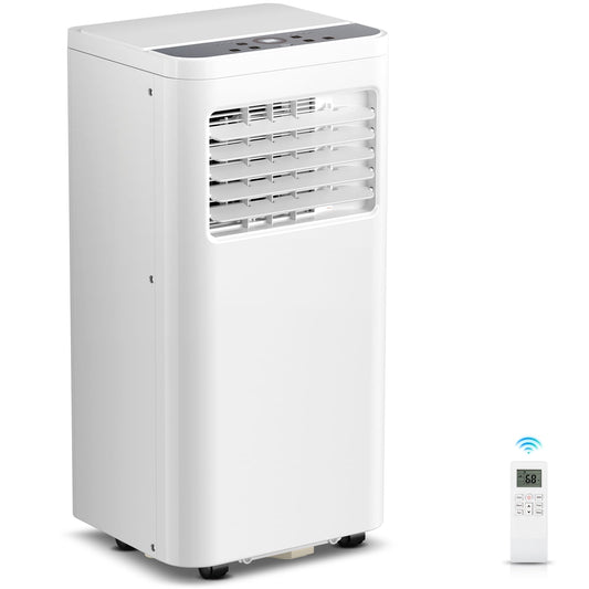 Auseo 5000 BTU(8000 BTU ASHRAE) Portable Air Conditioner, Cooling/Dehumidification/ Fan, Remote Control, 24H Timer