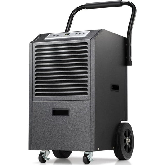 Auseo 7000 Sq.ft 110 Pint/Day Commercial Dehumidifier for Basement with Drain Hose and Pump