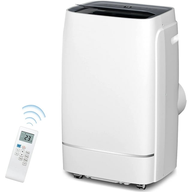 Auseo 8150 BTU (12000 BTU Ashrae) Portable Air Conditioner, Room up to 550 Sq. ft,3-in-1 Portable AC Unit, Cool & Dehumidifier & Fan Modes, Portable AC with Remote Control-White