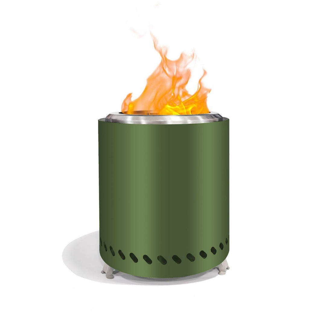 Auseo Tabletop Fire Pit with Stand | Low Smoke Outdoor Mini Fire for U